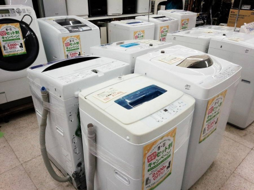 洗濯機の冷蔵庫