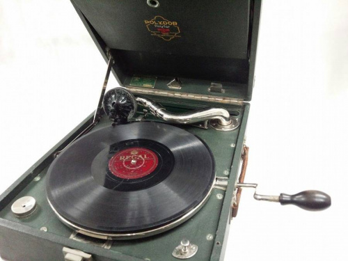 蓄音機のレコード