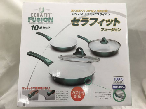 セラフィット・フュージョン10点セット Shop Japan(ショップジャパン
