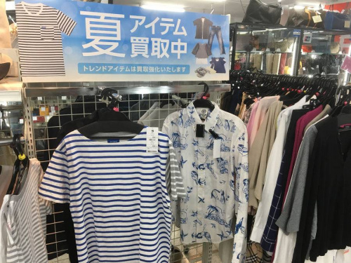 夏物の買取強化