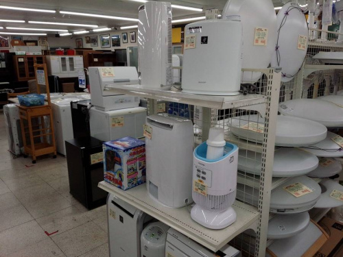 夏物家電の冷風扇