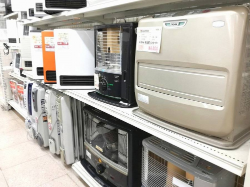 冬物家電の暖房器具