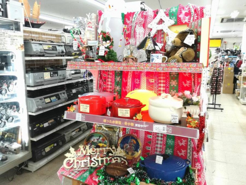 クリスマスの冬物アイテム