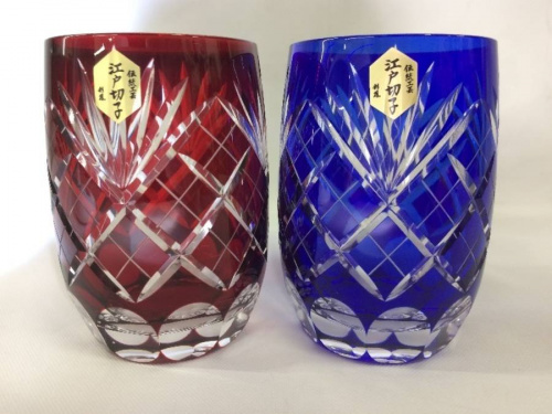 和食器の江戸切子