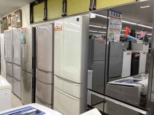 生活家電　冷蔵庫　大型のパナソニック　Panasonic　シャープ　SHARP　HITACHI　ヒタチ