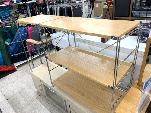 万能収納のユニットシェルフ