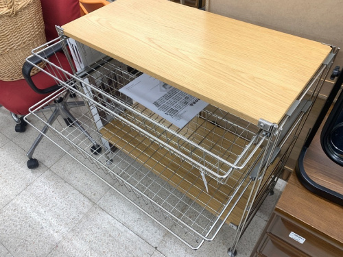 ステンレスユニットシェルフの無印良品