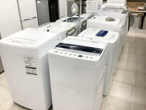 TOSHIBAの全自動洗濯機