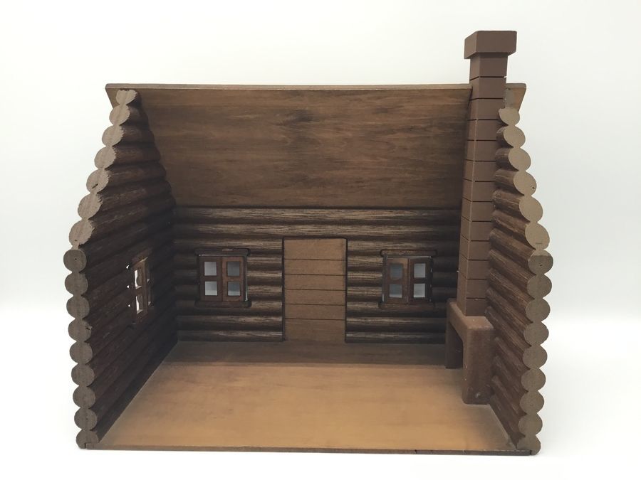 シルバニアファミリー 木製丸太小屋 メモリータイム 初期 レア