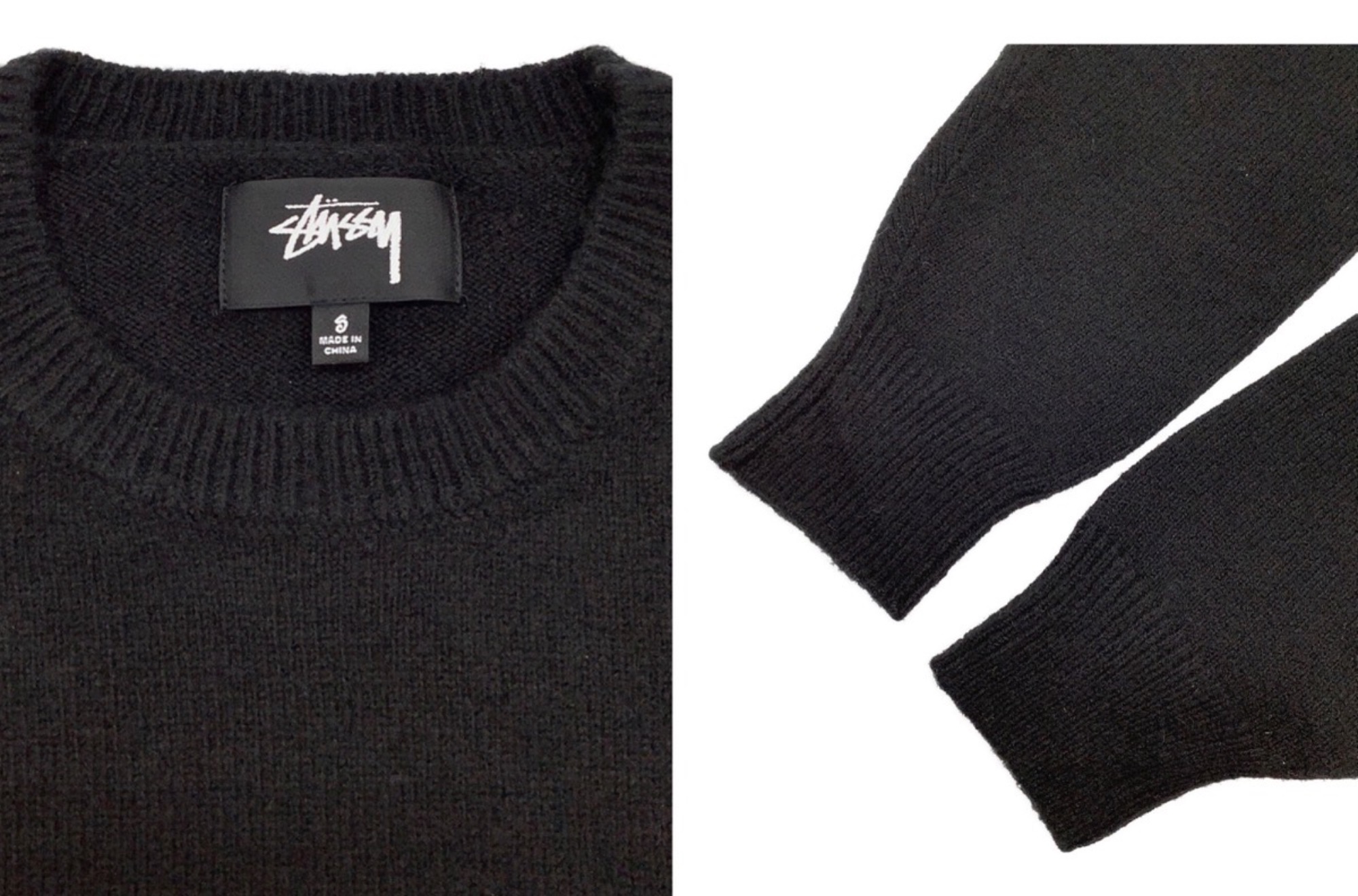STUSSYよりクルーネックセーター「22AW Gothic Sweater」が買取入荷いたしました。 [2023.11.22発行