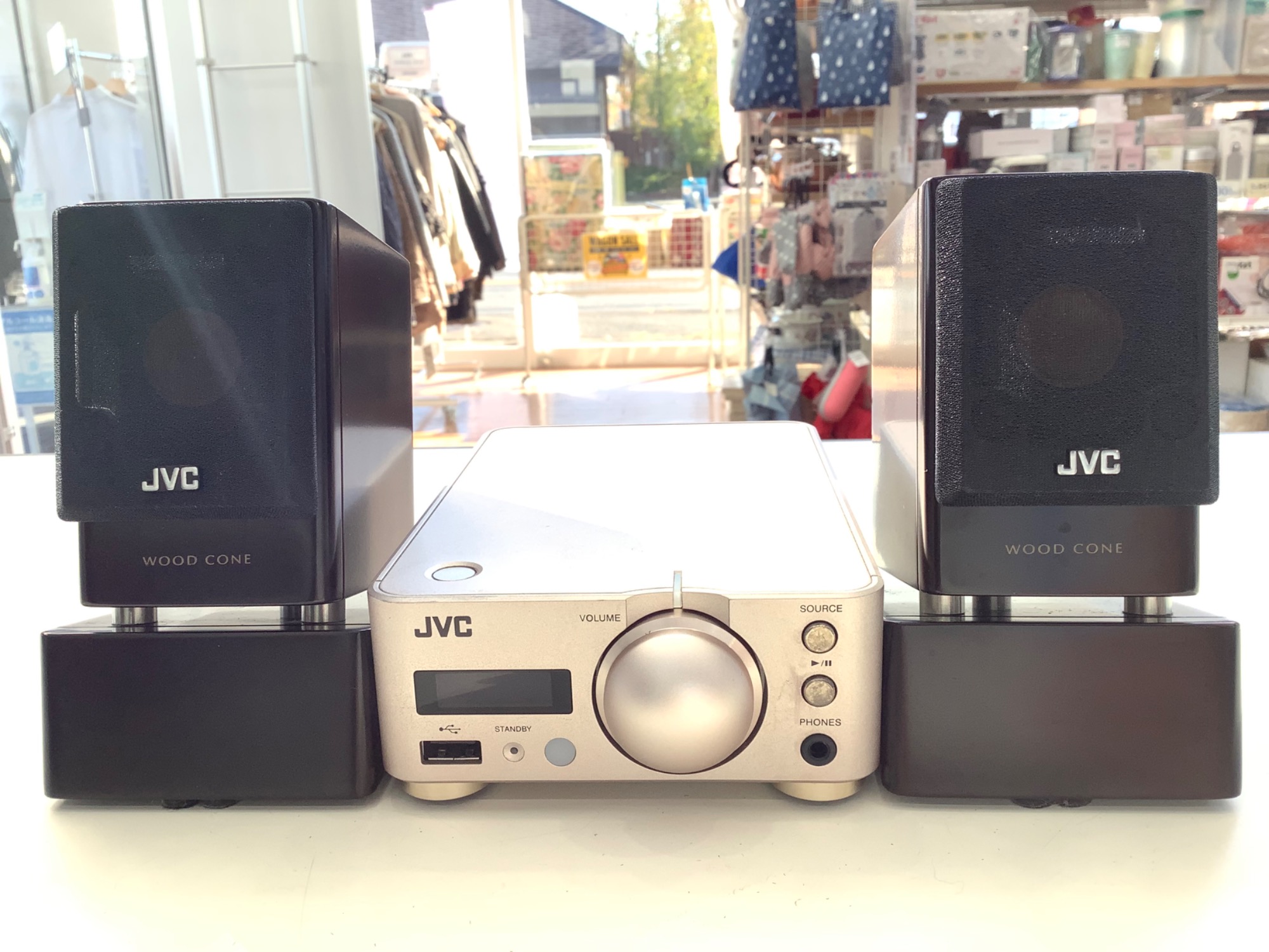 JVC コンパクトコンポ WOOD CONE EX-NW1を買取入荷しました