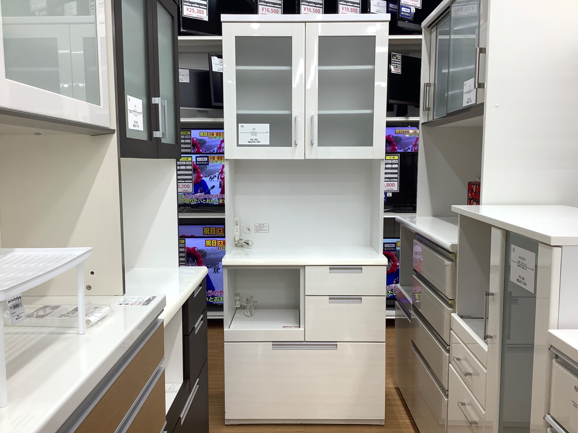 レンジボード ニトリ ダリア80 ホワイト入荷しました！【つくば店