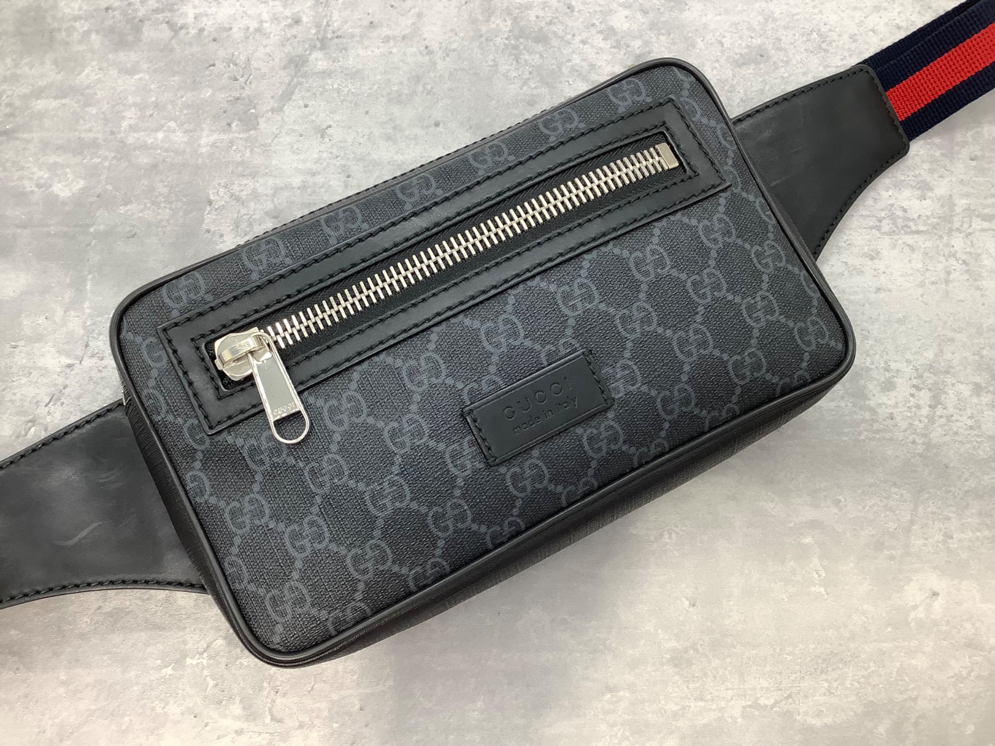 GUCCI  ウエストバッグ_GGスプリーム 楽天市場】GUCCI グッチ ヒップバッグフロントファスナー