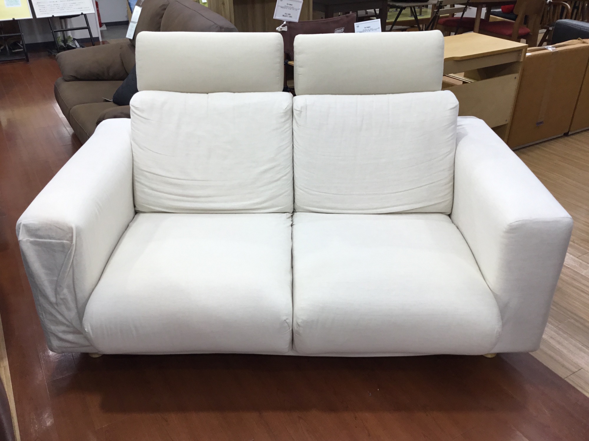 無印良品 2人掛けソファー ファブリック 入荷しました！【つくば店