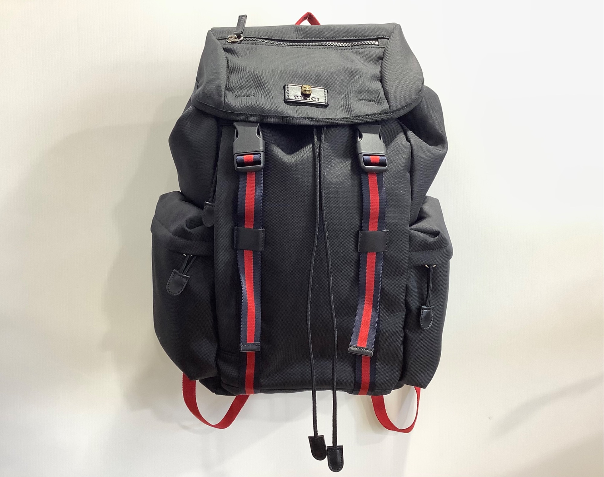 GUCCI GGキャンバス リュック タイガーヘッド GUCCI GGキャンバス