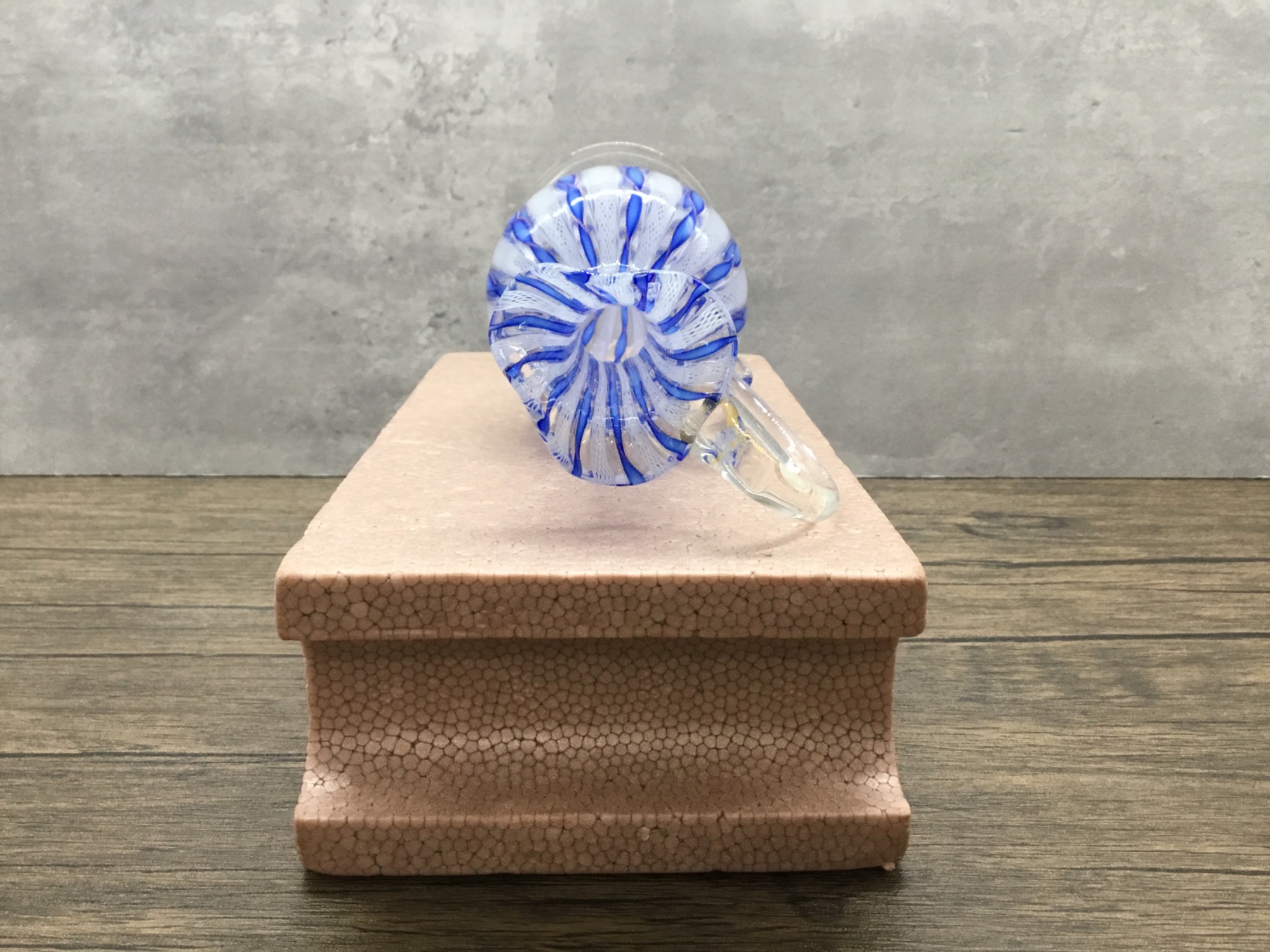 MURANO GLASS(ムラーノグラス) レースグラスフラワーベース 水差し型