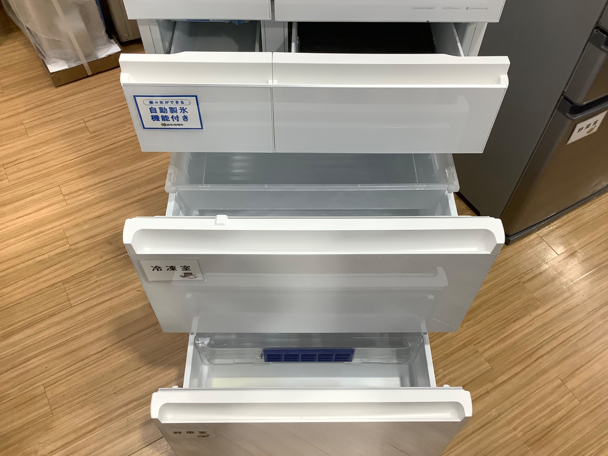 Panasonic パナソニック6ドア冷蔵庫 NR-SPF458X-N 2022年製【トレファク 川越店】 Panasonic（パナソニック）6ドア冷蔵庫 ファン式 NR-SPF458X-N 2022年
