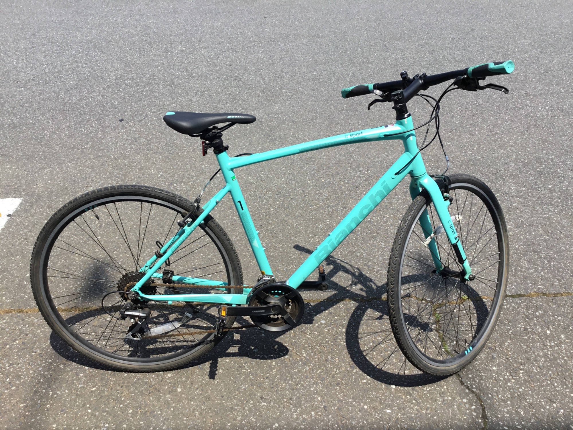 自転車】クロスバイク BIANCHI(ビアンキ) チェレステ 入荷しました