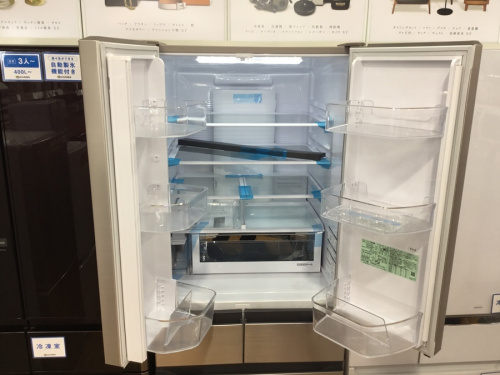 6ドア冷蔵庫の日立