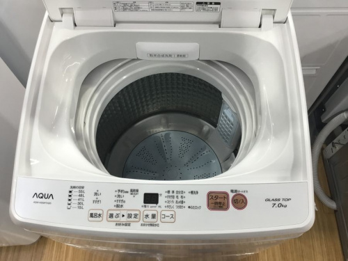 全自動洗濯機のアクア