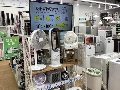 季節家電の扇風機