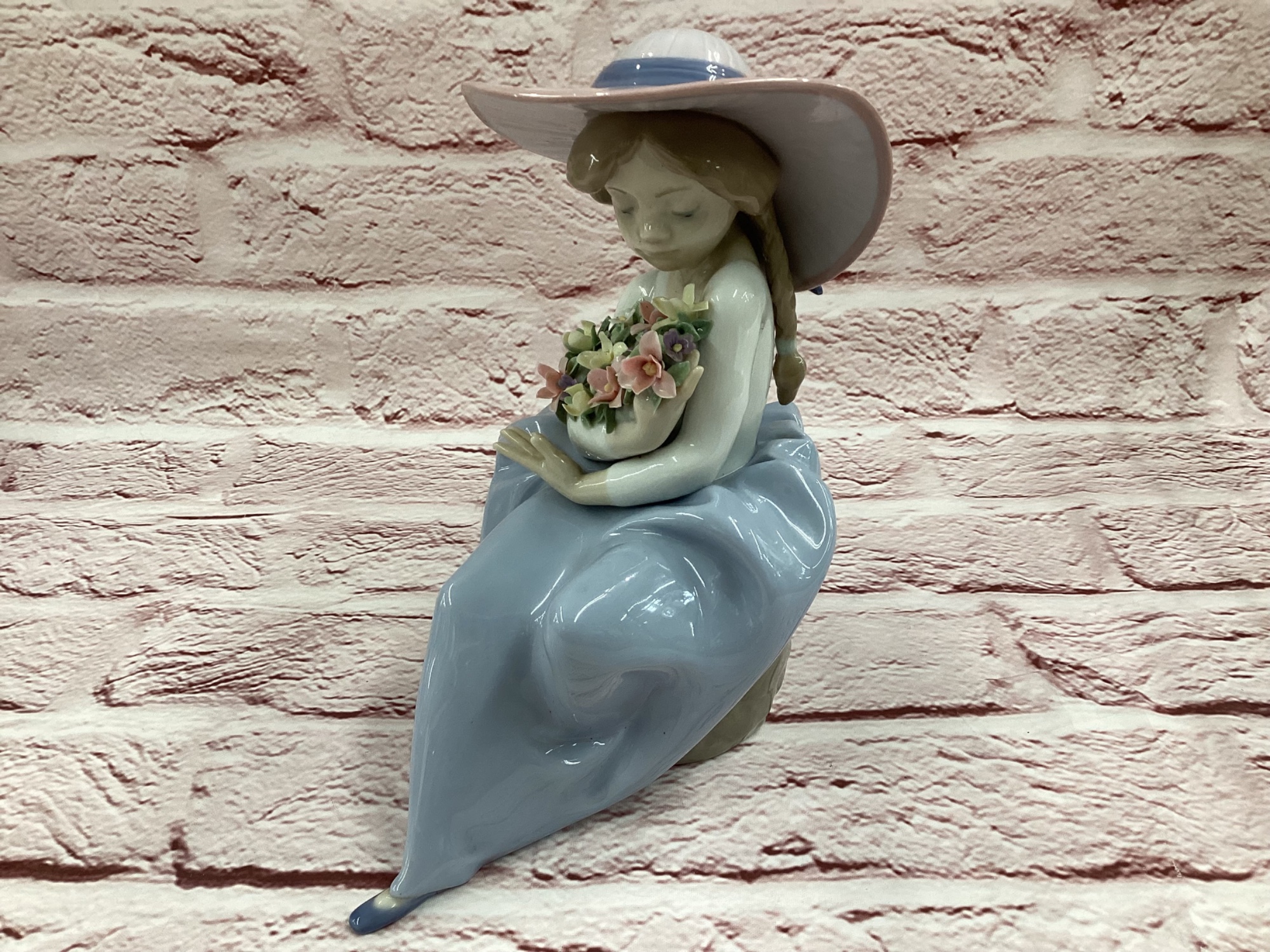 超綺麗品 リヤドロ LLADRO 磁器人形「そんなに急がないで
