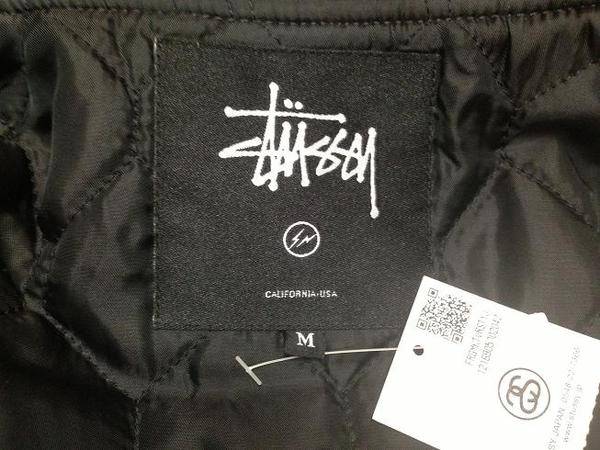 [美品] STUSSY × Fragment ブルゾン スタジャン 楽天市場】【値下げしました！】stussy fragment design