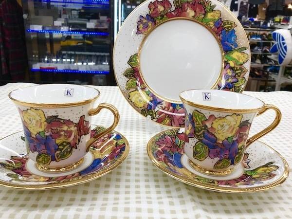 Noritake 食器セット プレートとカップ Noritake】絹谷幸二デザイン 食器セット入荷！【南浦和店