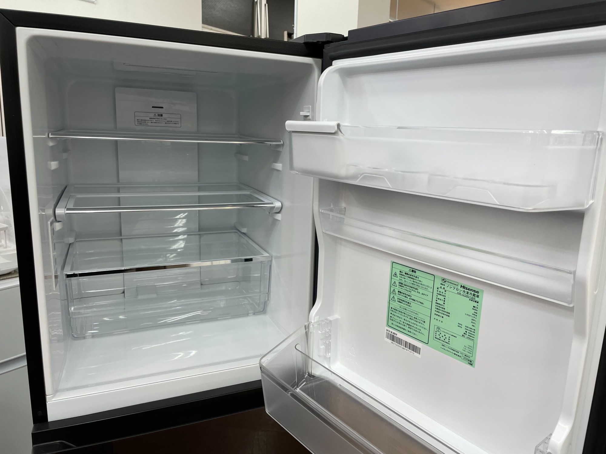 リユースのサカイ浦和店 【E154】★冷蔵庫 ハイセンス HR-G12A-BR 2019 リユースのサカイ浦和店 【E154】☆冷蔵庫 ハイセンス HR-G12A-BR 2019