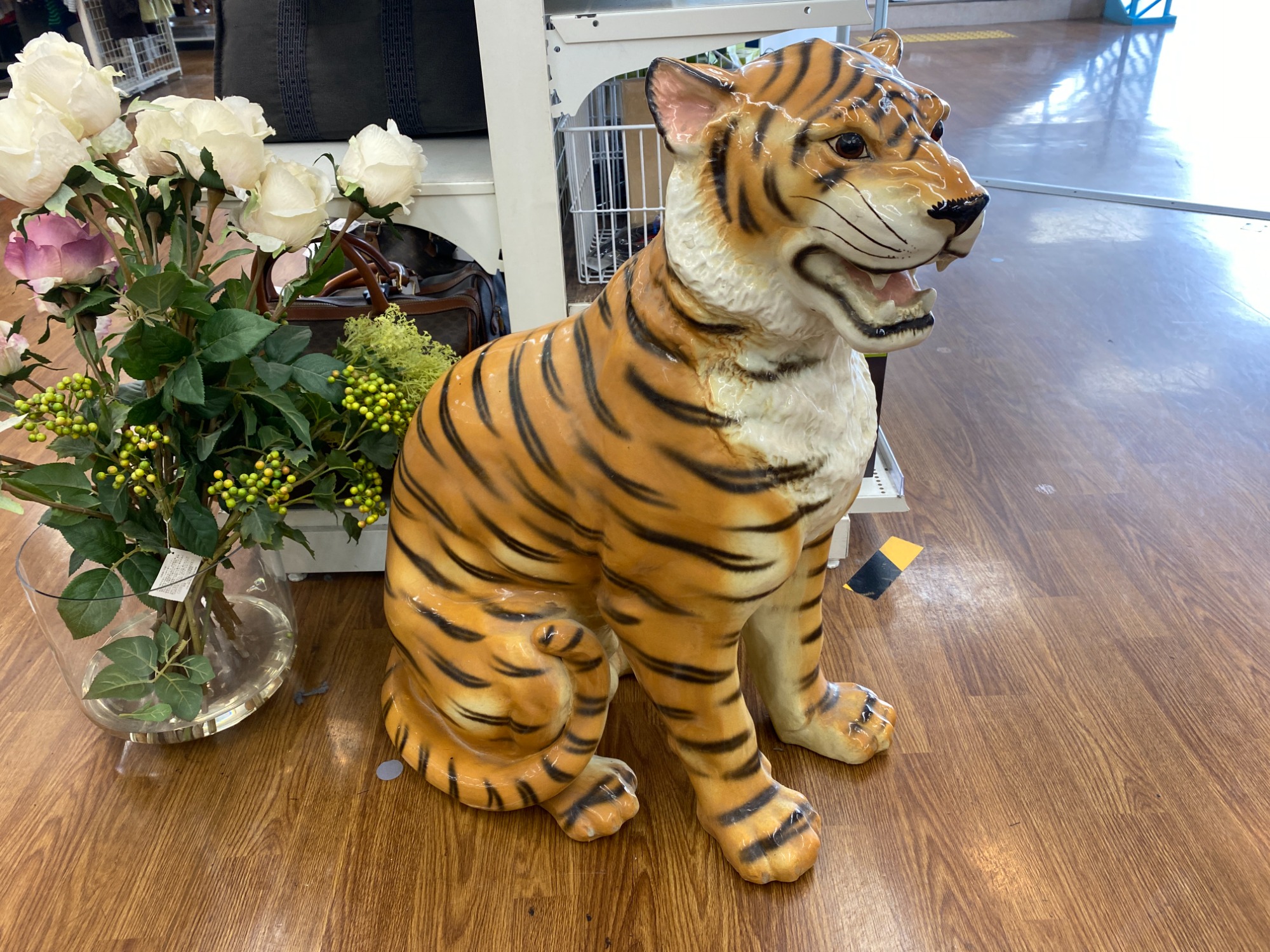 陶器の虎をお迎えしました！】｜2023年03月27日｜リサイクルショップ