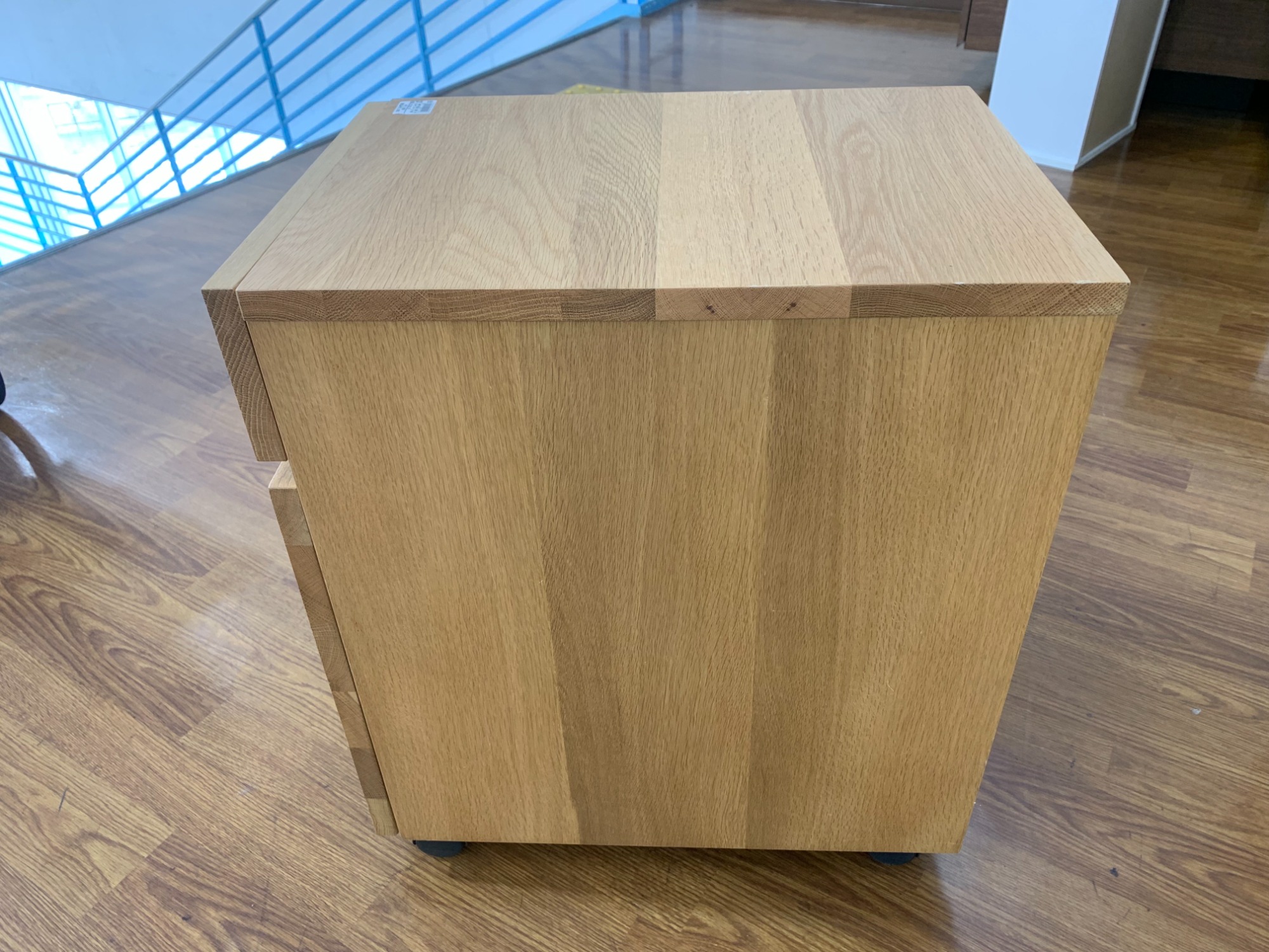 家具多数展示中！】無印良品のデスクキャビネット オーク材が