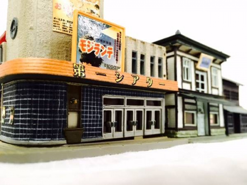 インテリアのジオラマ