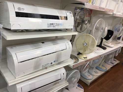 エアコンの扇風機