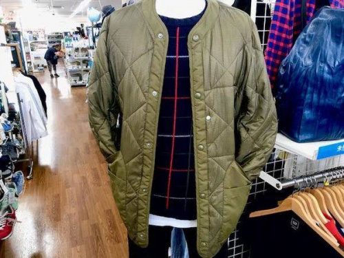 メンズファッションのキルティング