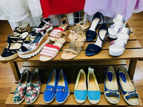 レディースファッションのサンダル