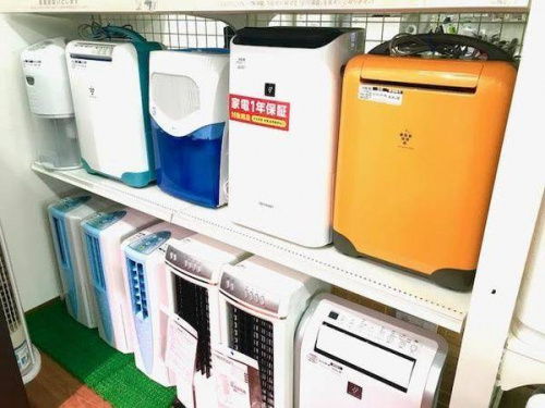 扇風機の除湿機