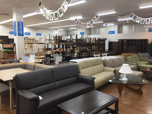 ハイバックリクライニングソファー 2シーターの無印良品