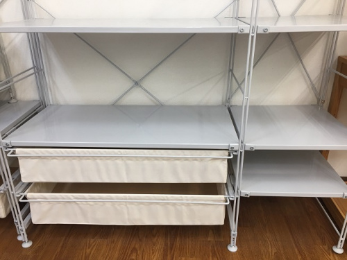 ユニットシェルフの無印良品