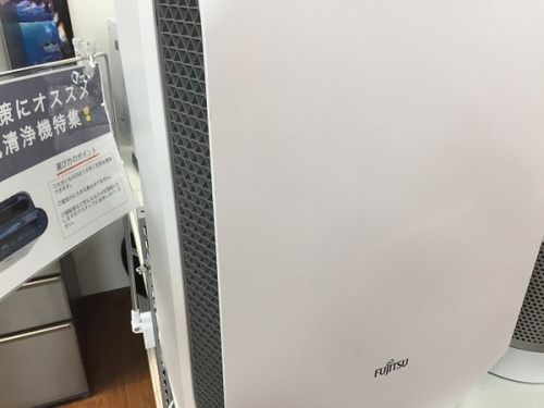 季節家電の空気清浄機