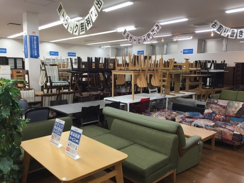 総柄パッチワークの中古家具