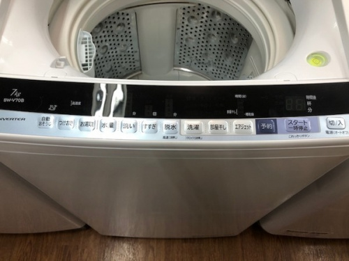 全自動洗濯機のHITACHI