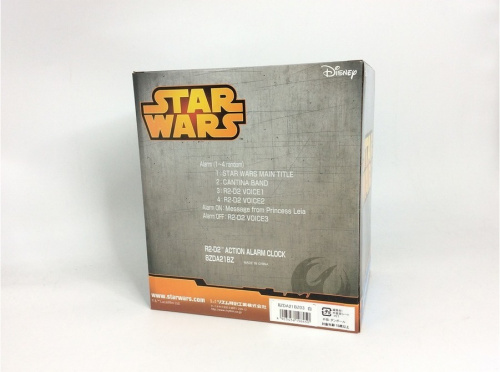 クオーツ音声目覚し時計 8ZDA21BZ03 R2-D2 未使用品のスターウォーズ