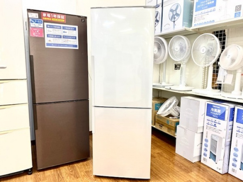 生活家電の2ドア冷蔵庫