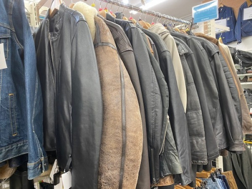 レザージャケットの古着　埼玉