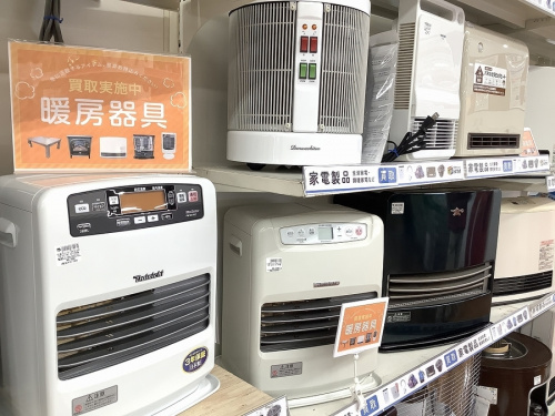 季節家電のストーブ