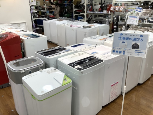 生活家電の洗濯機
