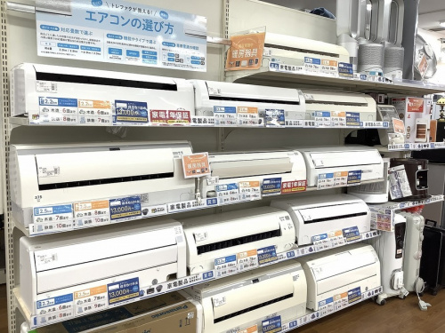 季節家電のエアコン