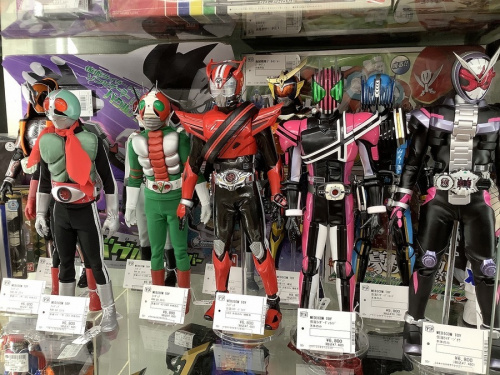 仮面ライダーの特撮おもちゃ