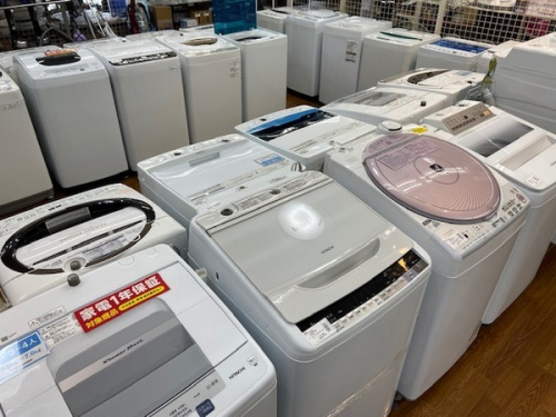 洗濯機の冷蔵庫・電子レンジ