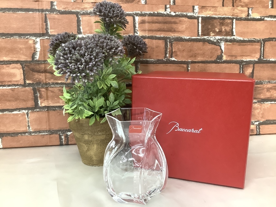 く*ん様 正規品 BACCARAT バカラ 花瓶 COROLLE コローユ フラ バカラ コローユ フラワーベースを買い取りました｜ブランド食器買取の